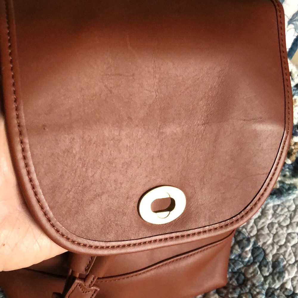 PreOwned Small Backpack Deep Tan - Picture 4 of 12
